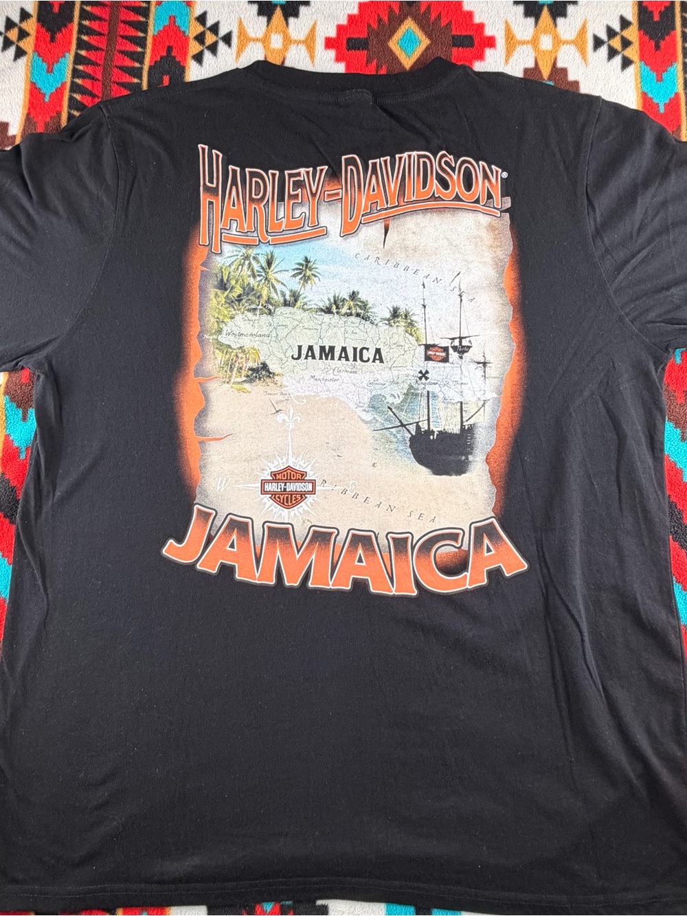 Vintage Harley Davidson Jamaica T-Shirt Large - Picture 6 of 7